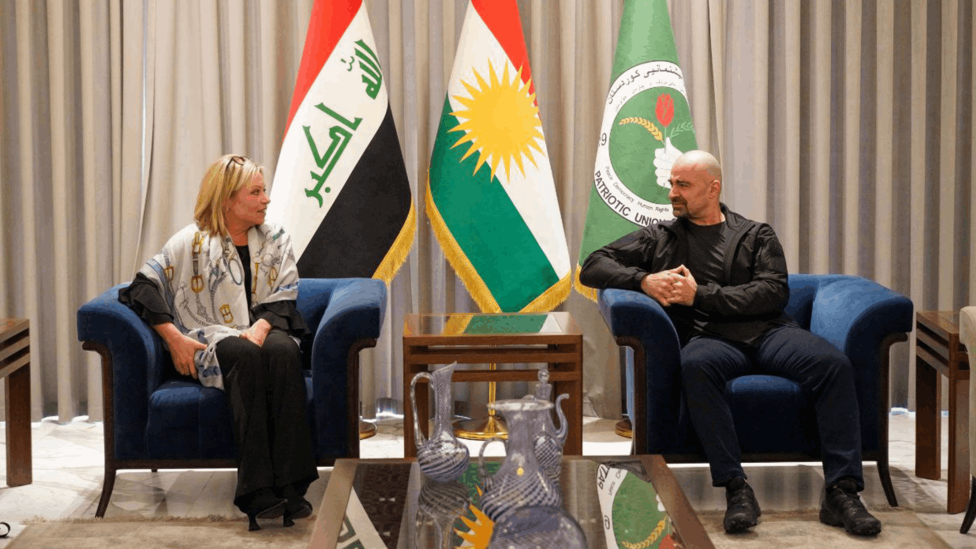 الرئيس بافل يلتقي بلاسخارت في بغداد 